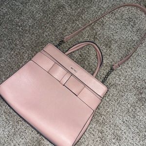 Nine West Full-Size Pink Bow Bag